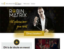Tablet Screenshot of goochelaar.nl